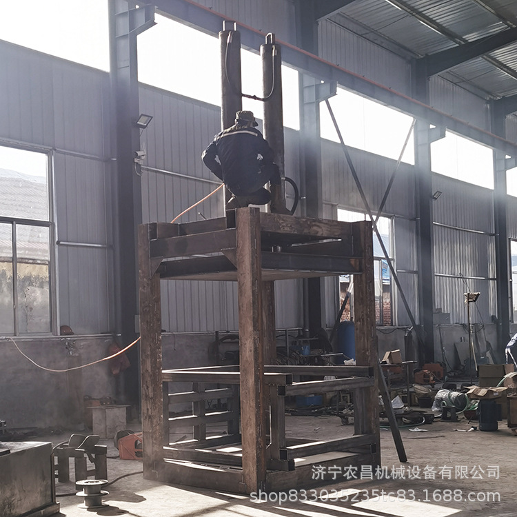 60吨双缸立式液压打包机 废纸 棉絮压缩液压打包机出售