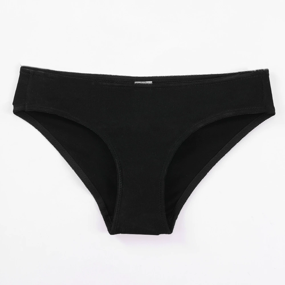 Женские бюстгальтеры‑ bikini‑briefs, хлопок combed, индивидуальные цвета, EU размеры S–XL