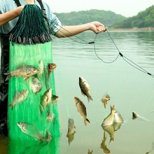 渔网三层丝网绿鱼网粘网拦河扑鱼沉网浮网挂沾抓鲫鱼捕鱼一件代发