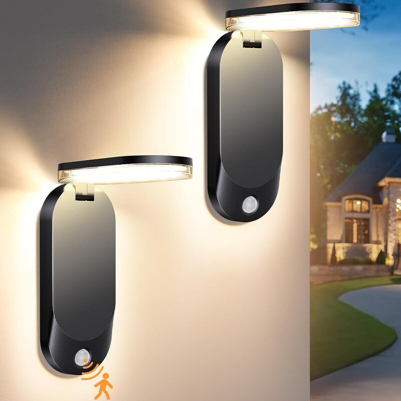 Factory new folding solar induction wall lamp with PIR motion sensor solar safety lamp