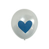 Digital children's balloon, layout, fuchsia blue latex decorations, wholesale, 12inch, 8G, Birthday gift