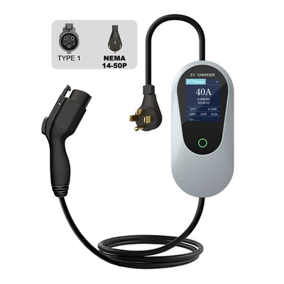 American Standard Charging Station Type1, Exclusively Elektrikli avtomobil şarj stansiyaları - 16ft-type1-american-standard-40a-96kw-standard-version