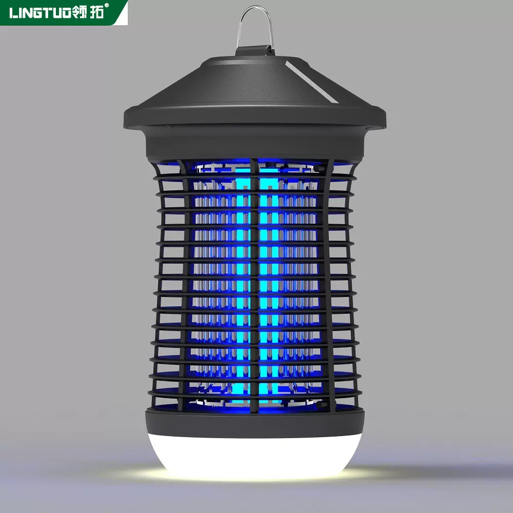 新款智能光控灭蚊器户外灭虫灯电击式灭蚊灯灭蝇器驱蚊灯杀虫器