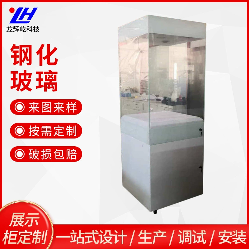 Оцинкованный Лист Ювелирных Изделий Минеральное Кристалл Дисплей Счетчика Нефрита Электронные Продукты Закаленное Стекло Шкаф Дисплея