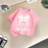 Fuchsia short sleeve T-shirt