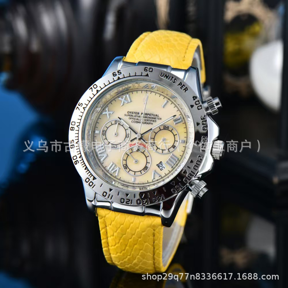 2024 Popular Laojia Oyster Perpetual Fashion Silicone Band Quartz Men's and Women's Watches Cross-Border Foreign Trade Manufacturers Wholesale