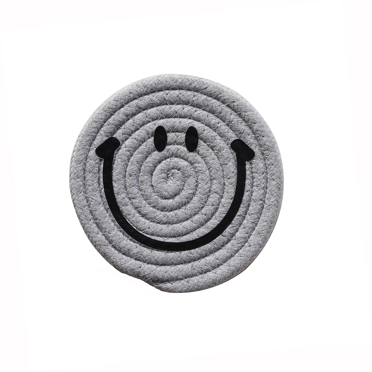 Coaster té posavasos ins estilo anti-escaldado estera de la olla cuerda de algodón tejida de aislamiento mantel estera del Tazón lindo mantel estera del aislamiento