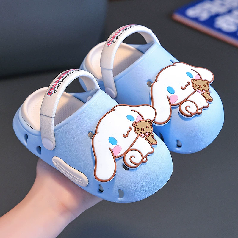 Детские сандалии-кроксы Melody Sanrio для девочек, принцесса, пляжные, водолазные сандалии, обувь с мягкой подошвой