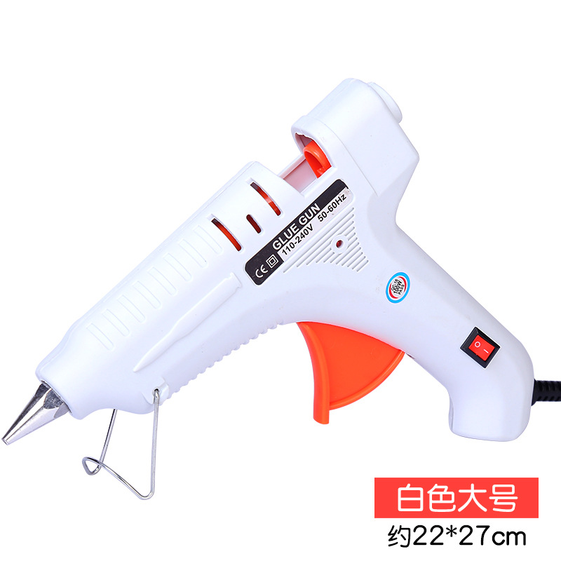 Tamaño pequeño pistola de pegamento de fusión en caliente práctica tira de silicio de vidrio barra de pegamento de fusión en caliente mini pistola de pegamento hecho a mano herramienta de bricolaje material