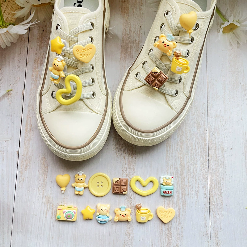 Nike Air Force 1, cartoon oil, шнурок пряжка, милый аксессуар, аксессуары, пряжка для обуви, с маленькими медведями