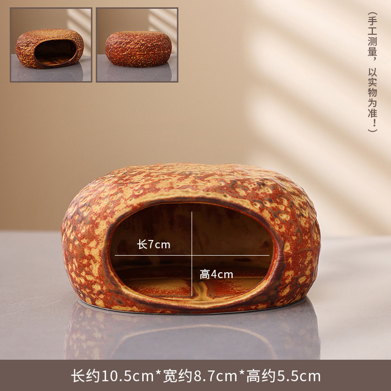 스톤 패턴 작은 돌 브라운(작은 햄스터에게 적합)