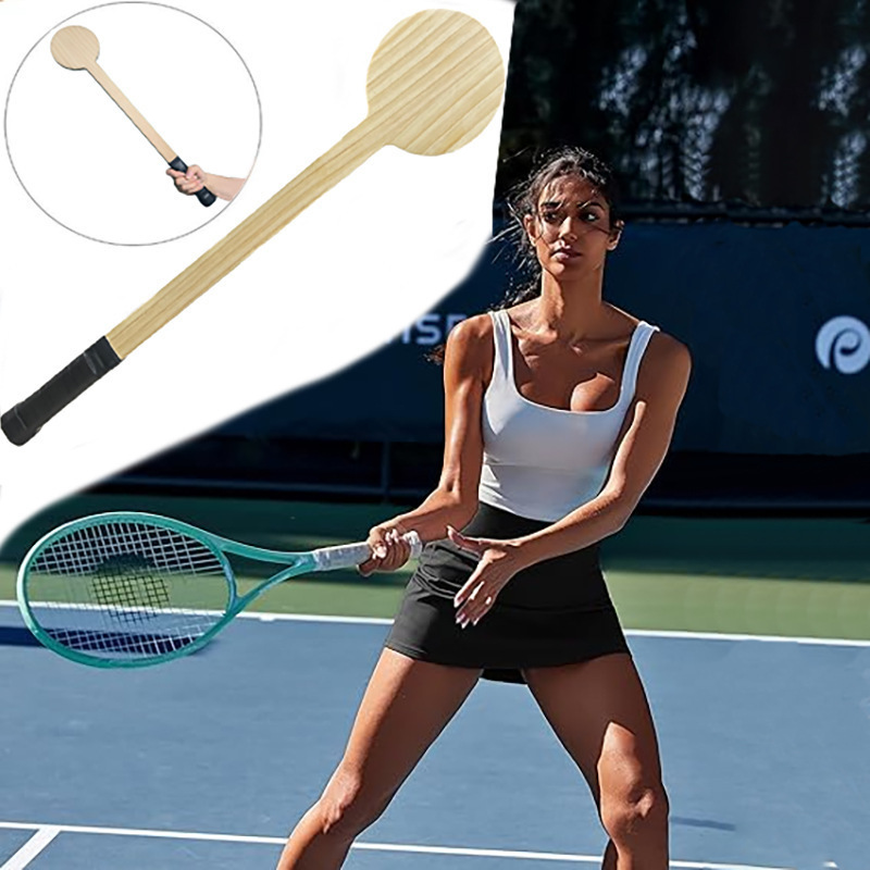 Tennis Wooden Racket, Wooden Spoon Racket, Badminton Swing Practice Racket, Sweet Spot Racket, Professional Training Tool, Wooden Small Spoon Racket Tennis Wooden Racket, Wooden Spoon Racket, Badminton Swing Practice Racket, Sweet Spot Racket, Professional Training Tool, Wooden Small Spoon Racket