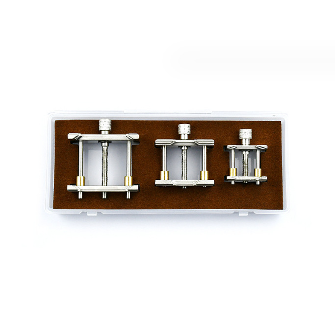 修表工具机芯座 三个一套 固定手表机芯 三合一手表机芯座