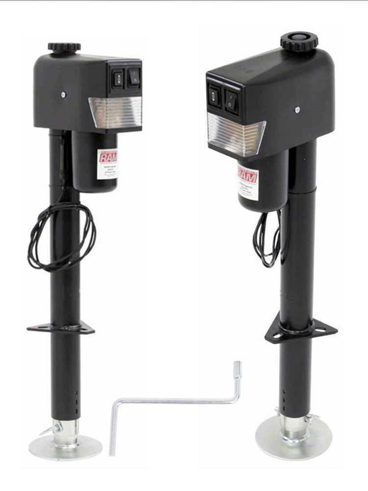 RV Modification Parking Electric 0kg Top Trailer Hand Crank Winch 0kg Support Bracket Auto Parts Collection