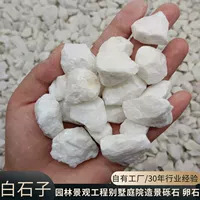 Белый камень Большой галька двор Белый камень Камень вымощение дороги Маленький белый камень сад ландшафтный аквариум