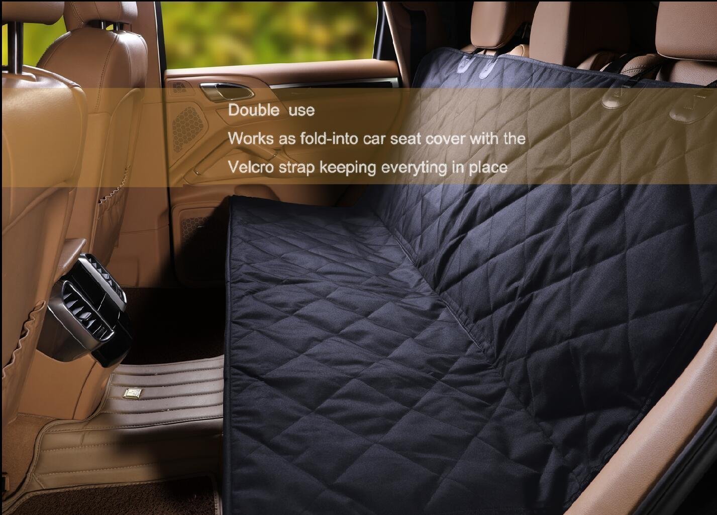 Cross-border exclusive car pet seat cushion, thickened Oxford cloth, safe and comfortable car seat cushion for dogs