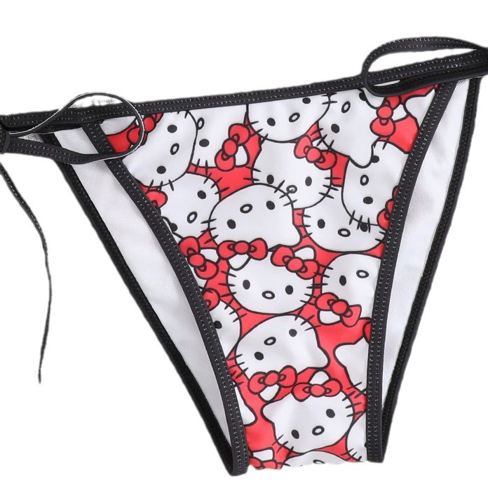Граница через Тайланд милая девушка HelloKittykt кот три-узел веревка сексуальная горячая девушка купальник