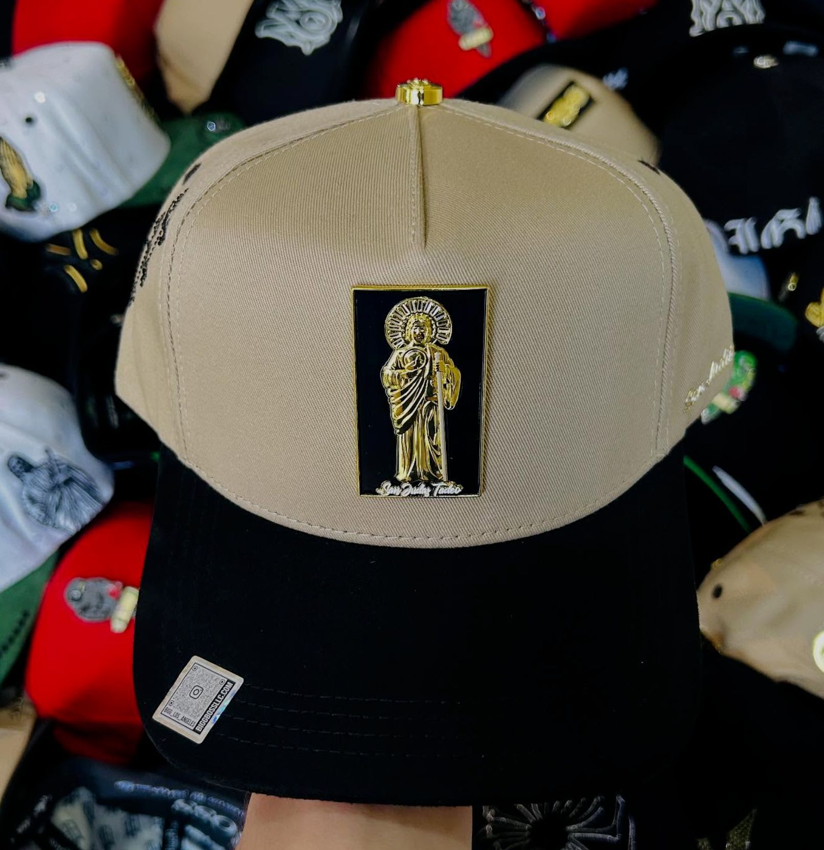 Nuevo Meike Duo Dandy bordado ajustable gorra de boca de pato borde curvo gorra de béisbol con diamantes barba tío