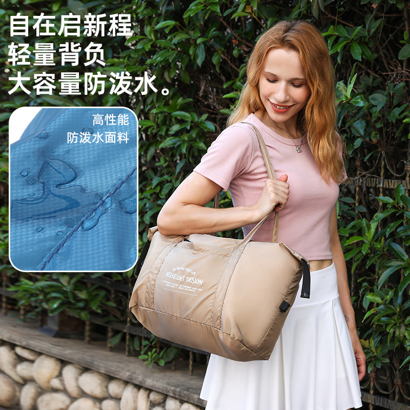 ♔ Foldable Travel Bag for Women, Large Capacity Hand Luggage Bag for Men, Flight Bag, Short-Distance Travel Bag, Maternity Storage Bag, Moving Bag