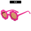 Children's sunglasses solar-powered, glasses suitable for men and women, flowered