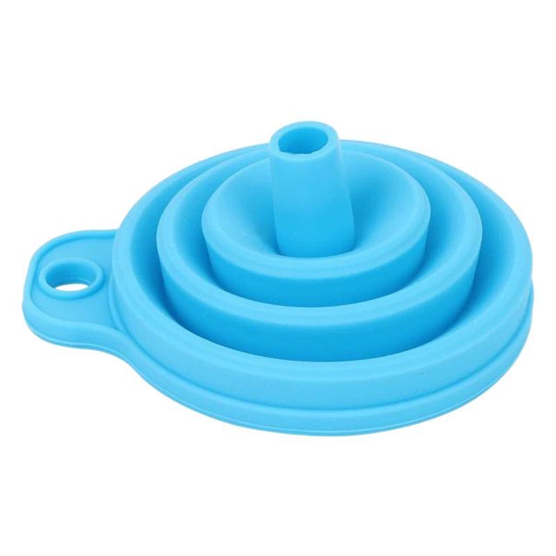 Пищевая силиконовая Складная воронка небольшого размера мини-портативная кухонная утечка масла силиконовая воронка производители костюмов могут установить