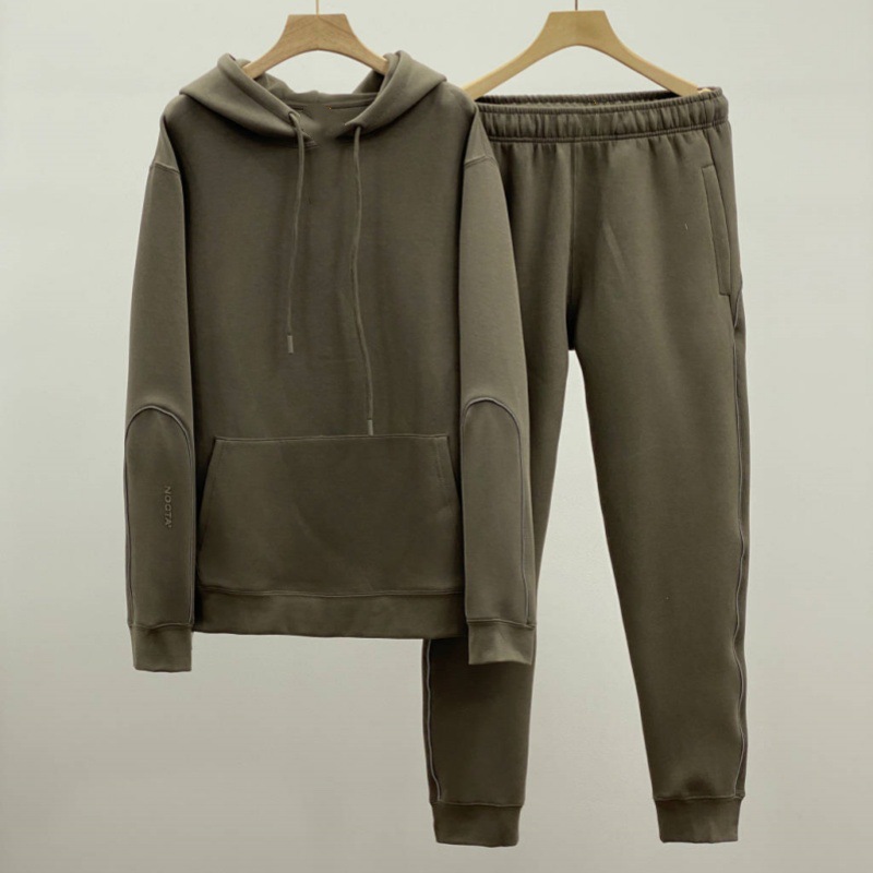 25 años de primavera y otoño deportes suéter con capucha suéter casual para hombre chaqueta con capucha pantalones reflectantes traje de pantalón