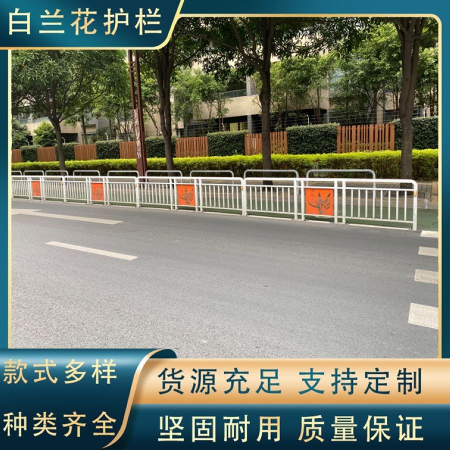 市政道路护栏人行道隔离栅城市道路专用围栏道路公路铁艺隔离栏