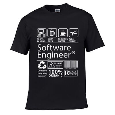 Software Engineer Multitasking Beer short-sleeved T-shirt