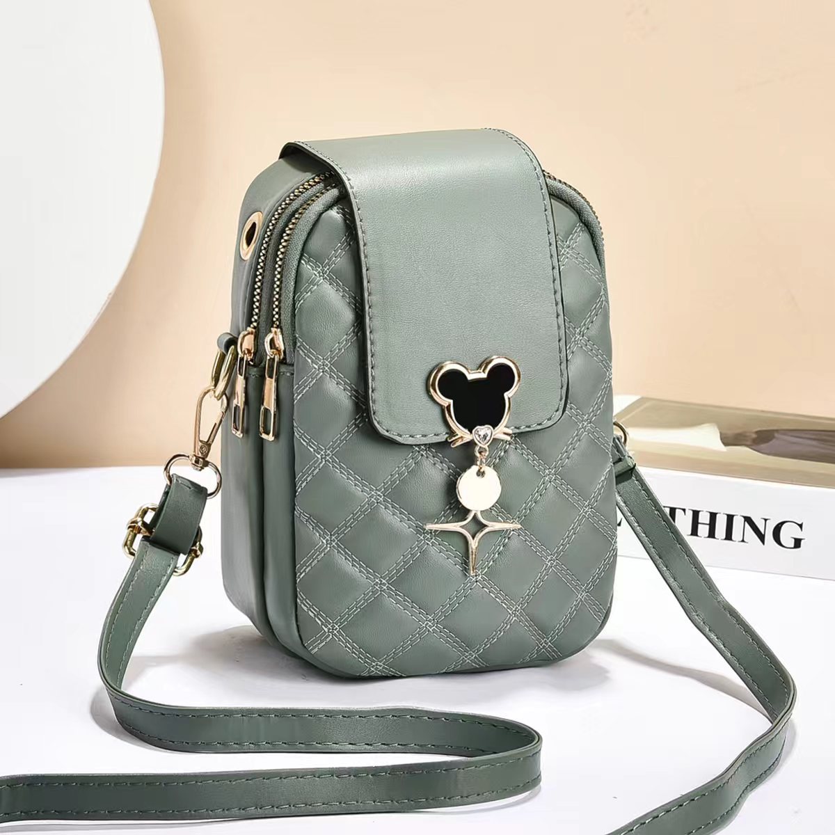 Mini exquisito bolso 2026 nuevo mochila de moda casual bolso de hombro diario versátil cross-bsgs