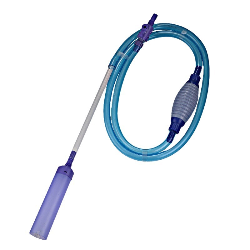 Herramienta de pecera, extractor de agua, extractor de agua, extractor de agua, herramienta de limpieza, tanque de peces, lavado de arena, sifón image 5