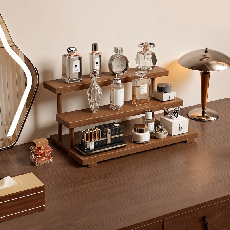 Solid Wood Cosmetics Storage Rack, Cup Holder, Coffee Cup Storage Rack, Skin Care Product Desktop Storage Box, Perfume Display Rack Solid Wood Cosmetics Storage Rack, Cup Holder, Coffee Cup Storage Rack, Skin Care Product Desktop Storage Box, Perfume Display Rack