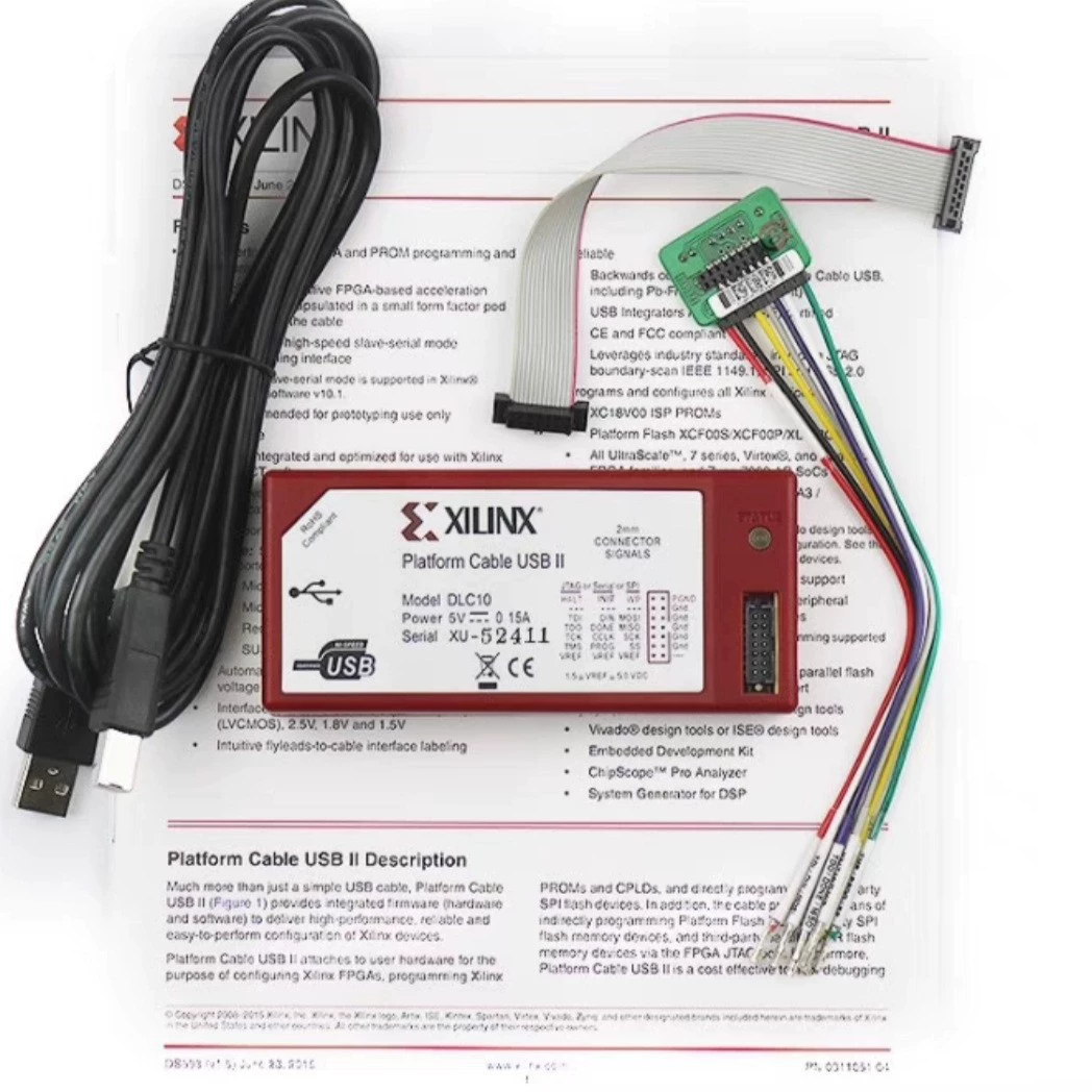 XilinxHW-USB-II-G Xilinx загрузчик линия JTAG эмулятор оригинальный platform DLC10