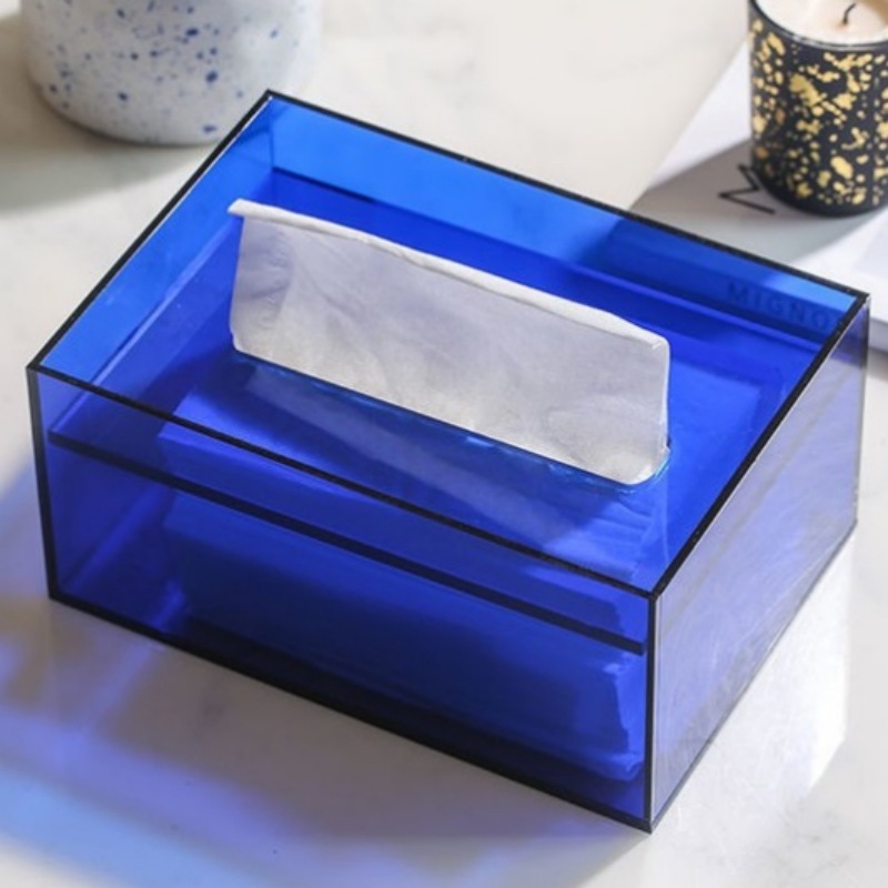 Ins風アクリルティッシュ洗顔タオル収納ケースカスタム家庭用リビングトイレ沈蓋式引き出し箱