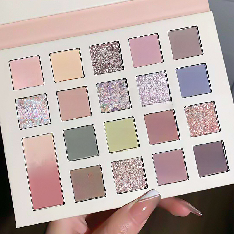 Summer Field 20-color Oil Painting Eye Shadow Plate Pearlescent Matt Eye Shadow Beginners Students Lasting Eye Shadow Affordable Chinese Goods