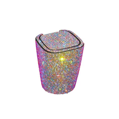 Diamond-embedded car car ashtray Car ashtray