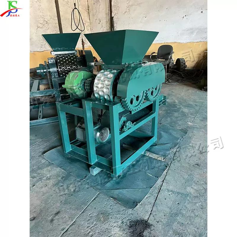 矿粉压球机金属矿粉制球造块设备冶金行业粉状物料压制成球机械