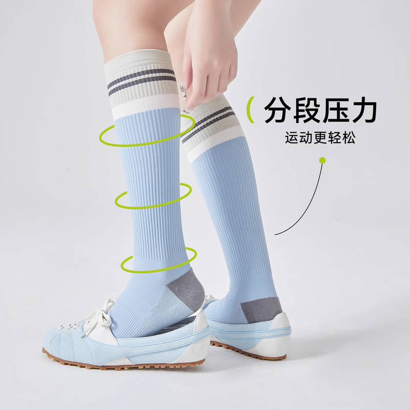 圧力スポーツふくらはぎソックス、夏用ストッキング、フィットネスソックス、圧縮筋肉ランニングソックス、滑り止め吸汗タオルボトムソックス|undefined