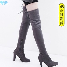 2018Ladies Shoes women winter Knee high Long BootsﶬŮLѥ