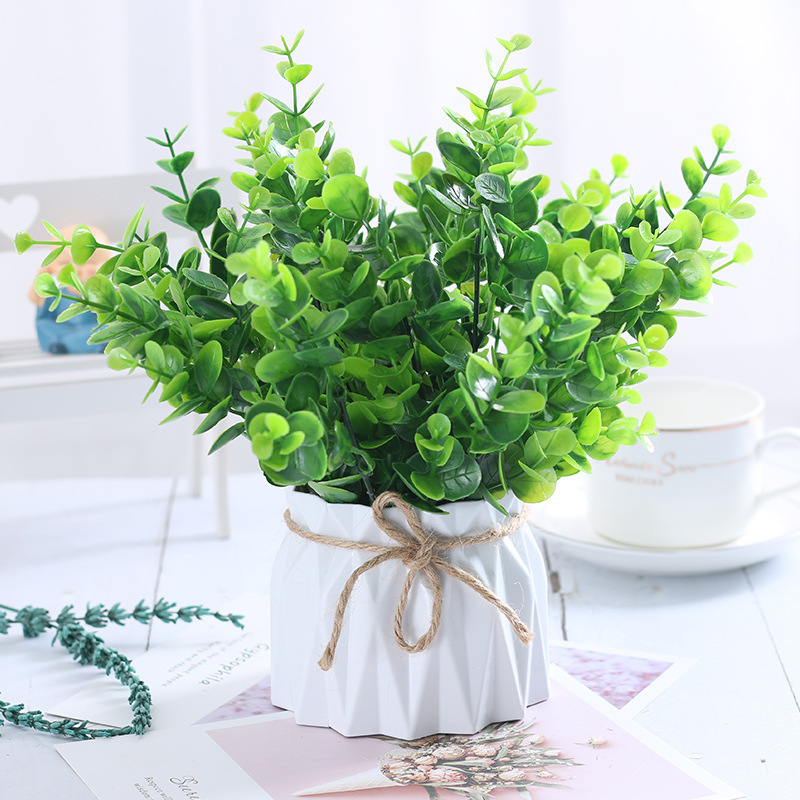 假花装饰小盆栽梳妆台摆设塑料干花束摆件客厅室内插花花艺2025|undefined