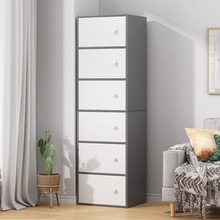 五斗柜轻奢卧室斗柜储物柜立柜靠墙床尾置物柜客厅抽屉柜子收纳J^