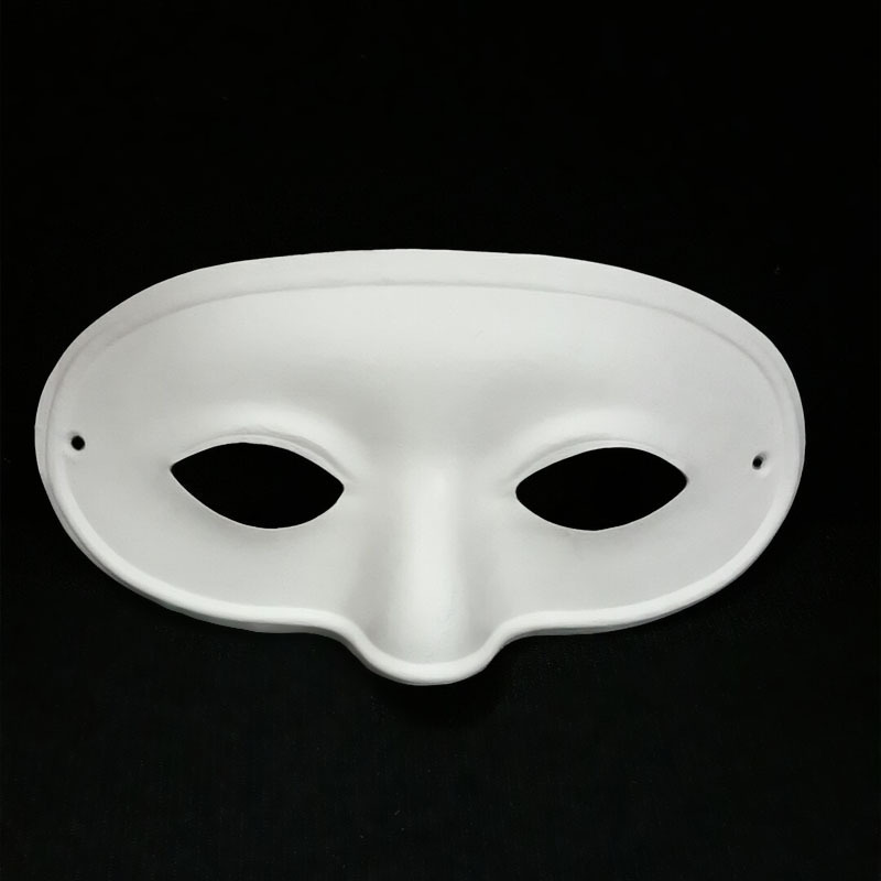 Máscara de zorro de papel maché – DIY, para pintura/teatro/Halloween