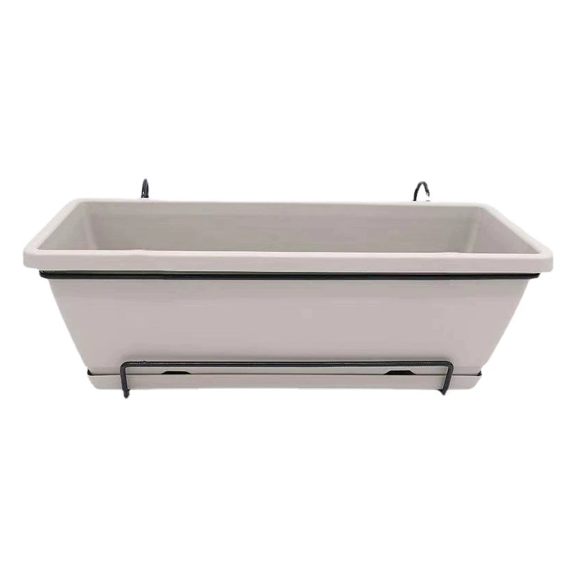 Балкон Раковина для посадки овощей Horun Бытовая горшечная растительность прямоугольная посадка овощей специальный таз со стойкой костюм цельная доставка