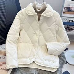 轻薄羽绒棉春秋棉服新款时尚洋气外套棉衣修身菱格轻薄棉袄短外套