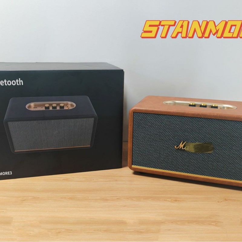 国境を越えた新型スタンモア3ロックスピーカー復古無線bluetoothオーディオ電池タイプのスプーンbluetoothスピーカー|undefined