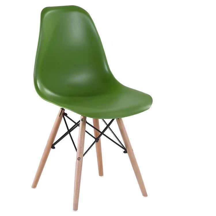 Silla escandinava moderna, creativa, informal, sencilla, popular, con respaldo, silla de comedor para el hogar, mesa de negociación y silla Eames