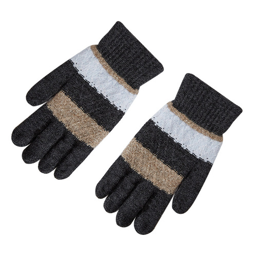 Men's reversible knitting warm gloves, yarn for cold weather cycling, two yuan store department store, three yuan store roadside stall