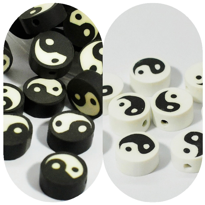 100 PCS/Package Soft Clay Gossip Beads display picture 1