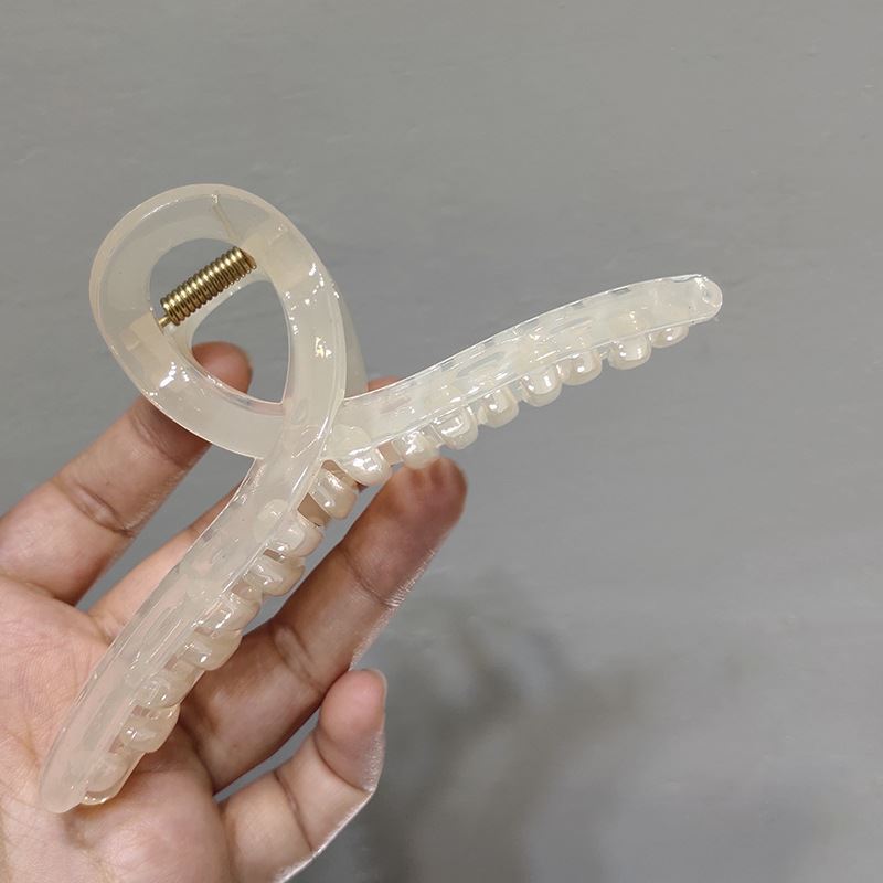 Corea del Sur elegante clip de pelo de las mujeres clip de helado tocado de alto grado horquilla de tiburón clip de pelo grande al por mayor