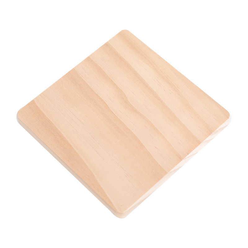 Posavasos de madera mantel redondo japonés taza estera de aislamiento térmico almohadilla simple café montaña de madera