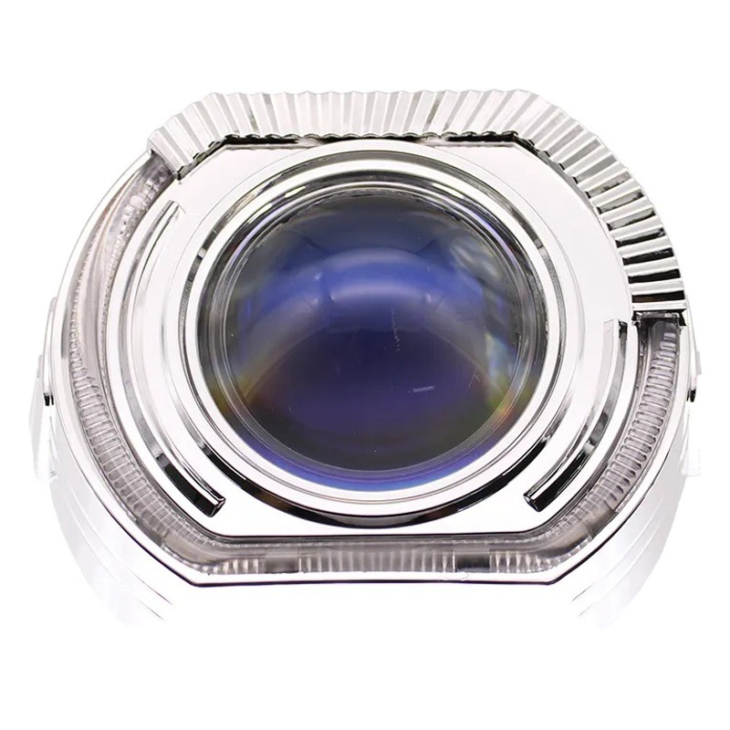 3,0 versión deportiva nueva guía de luz cubierta integrada gran tesoro lente cubierta decorativa luz escudo LED caballo Ángel ojo luz diurna